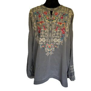 JOHNNY WAS TUNIC  SZ M